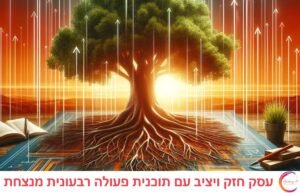 תוכנית עסקית רבעונית, בדומה לשורים של עץ.עסק חזק דורש עובדה מתמדת עם שינויים מהירים כמו שורישם של ץ שיודעים להתאים את עצמם לסביבה