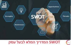 סצנה עסקית מקצועית המדגישה נושא עסקי שלבים להקמת עסק מהבית בהקשר של SWOT המדריך המלא לבעל עסק